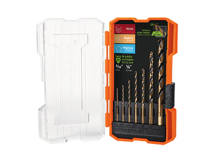 Juego de broca de acero de alta velocidad HSS, 7 piezas, TRUPER JBAV-7 - Foto 1 | aztools.co