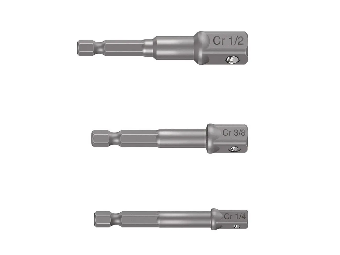 Juego de adaptadores para copas, 1/4