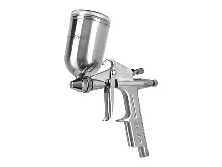 Pistola p/retoque gravedad LVMP Truper 11098, vaso aluminio, 0.5 mm  - Foto 1 | aztools.co