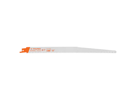 Segueta sierra sable, 12', 6 DPP, cónica para madera, 2 pzas