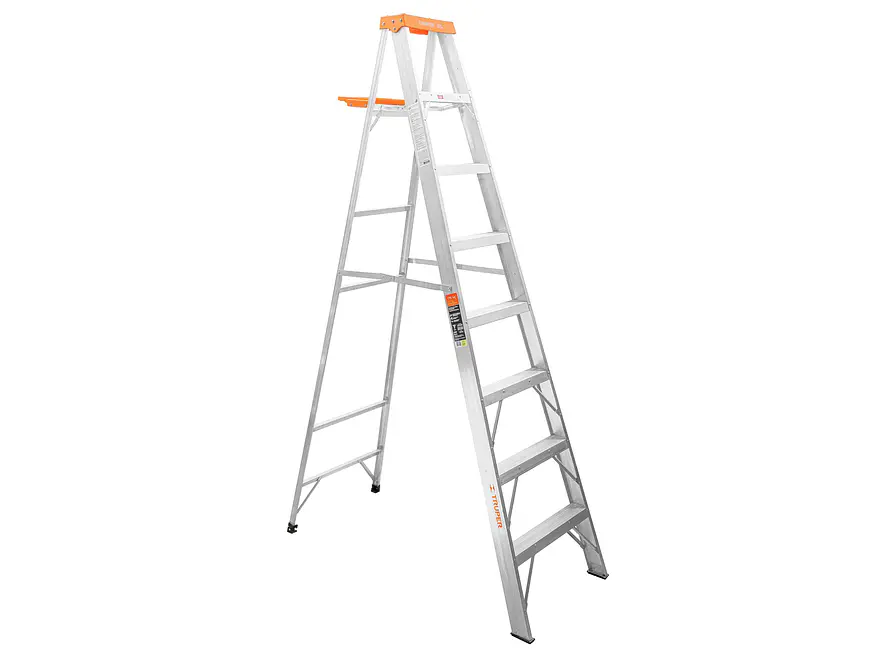 Escalera de tijera tipo 2 Truper 10337, 7 escalones  - Envío a todo Colombia | aztools.co