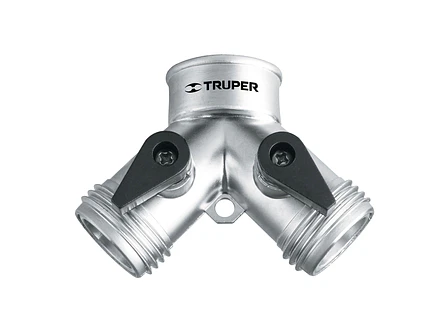 Conector 'y' de aluminio, entrada 3/4' TRUPER 10372 - Envío a todo Colombia | aztools.co