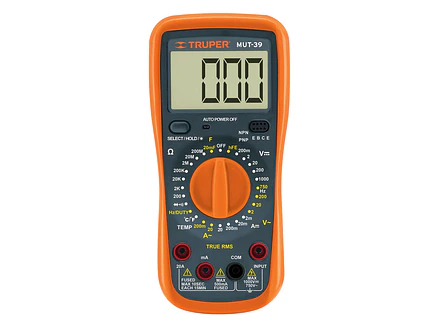 Multimetro Digital Profesional Truper 10402 - Funciones Avanzadas - Uso General - Foto 1 | aztools.co