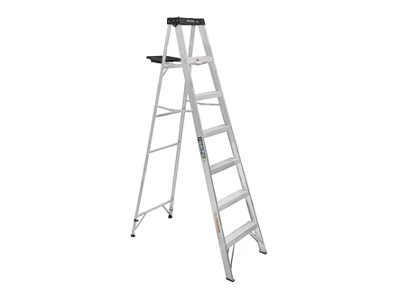 Escalera de tijera Truper 10437 tipo 3, 6 escalones con bandeja.  - Envío a todo Colombia | aztools.co
