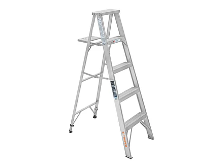 Escalera de tijera Truper 10438, aluminio, tipo lll, 4 escalones