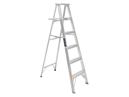 Escalera de tijera Truper 10439, aluminio, tipo lll, 5 escalones