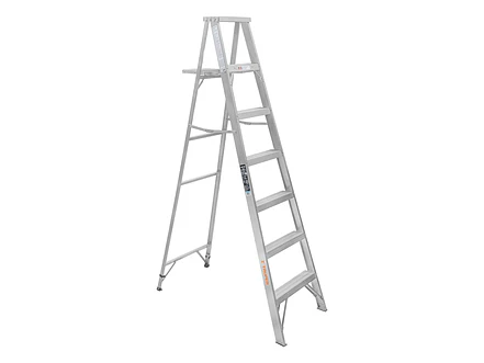 Escalera de tijera Truper 10442, aluminio, tipo lll, 6 escalones