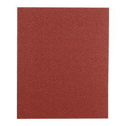 Lija de esmeril roja, grano 80" TRUPER 11642