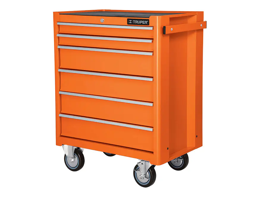 Gabinete metálico móvil, 6 cajones, capacidad 130 kg. Truper 12067 - Foto 1 | aztools.co