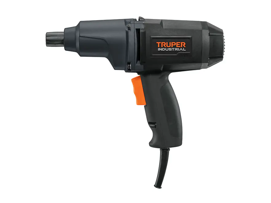 Llave impacto Industrial Electrica Truper 11682: 900W, torque 162 lb/ft, 1/2