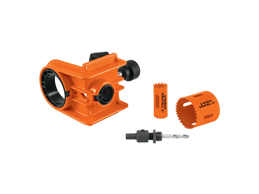 Juego bimetálico para instalar cerraduras, Truper 11877 - Foto 1 | aztools.co
