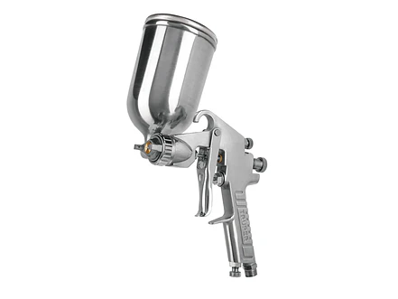 Pistola para pintar gravedad LVMP Truper 11989, vaso aluminio, boquilla 1.0mm