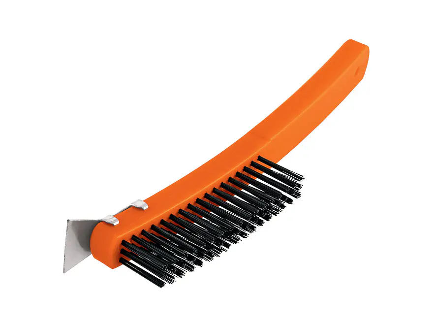 Cepillo de grata con espátula, acero al carbono, 51 pinceles TRUPER 11539 - Envío a todo Colombia | aztools.co