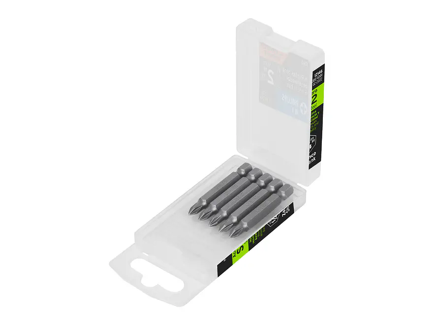 Puntas Phillips #1, 2', estuche con 5 piezas, Expert