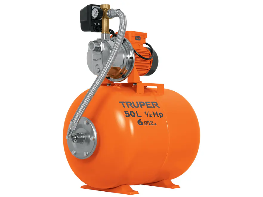 Bomba Hidroneumática Truper  12254 1/2 HP, 50 L, Presión Constante BOHI-50 - Foto 1 | aztools.co