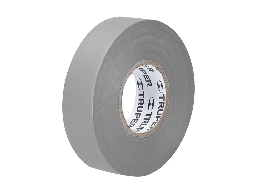 Cinta de aislar # 33  Truper 12507, 18m, gris - Foto 1 | aztools.co