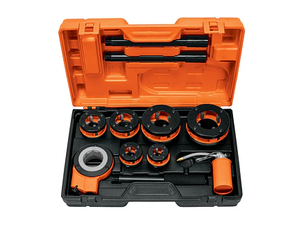 Juego de tarrajas para tubo 1/2 a 2 pulgadas Truper 13071, 8 piezas  - Foto 1 | aztools.co