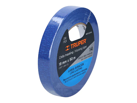 Masking tape, 3/4' x 50 m, azul