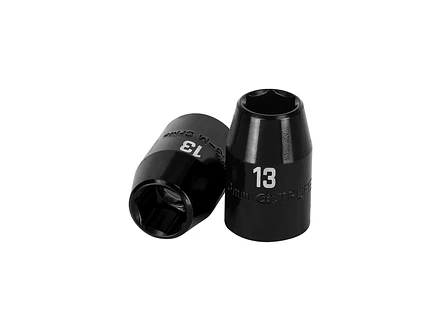Dado de impacto, 6 puntas, cuadro 1/2' de 13mm