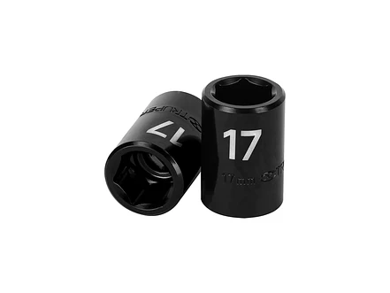 Dado de impacto, 6 puntas, cuadro 1/2' de 17mm