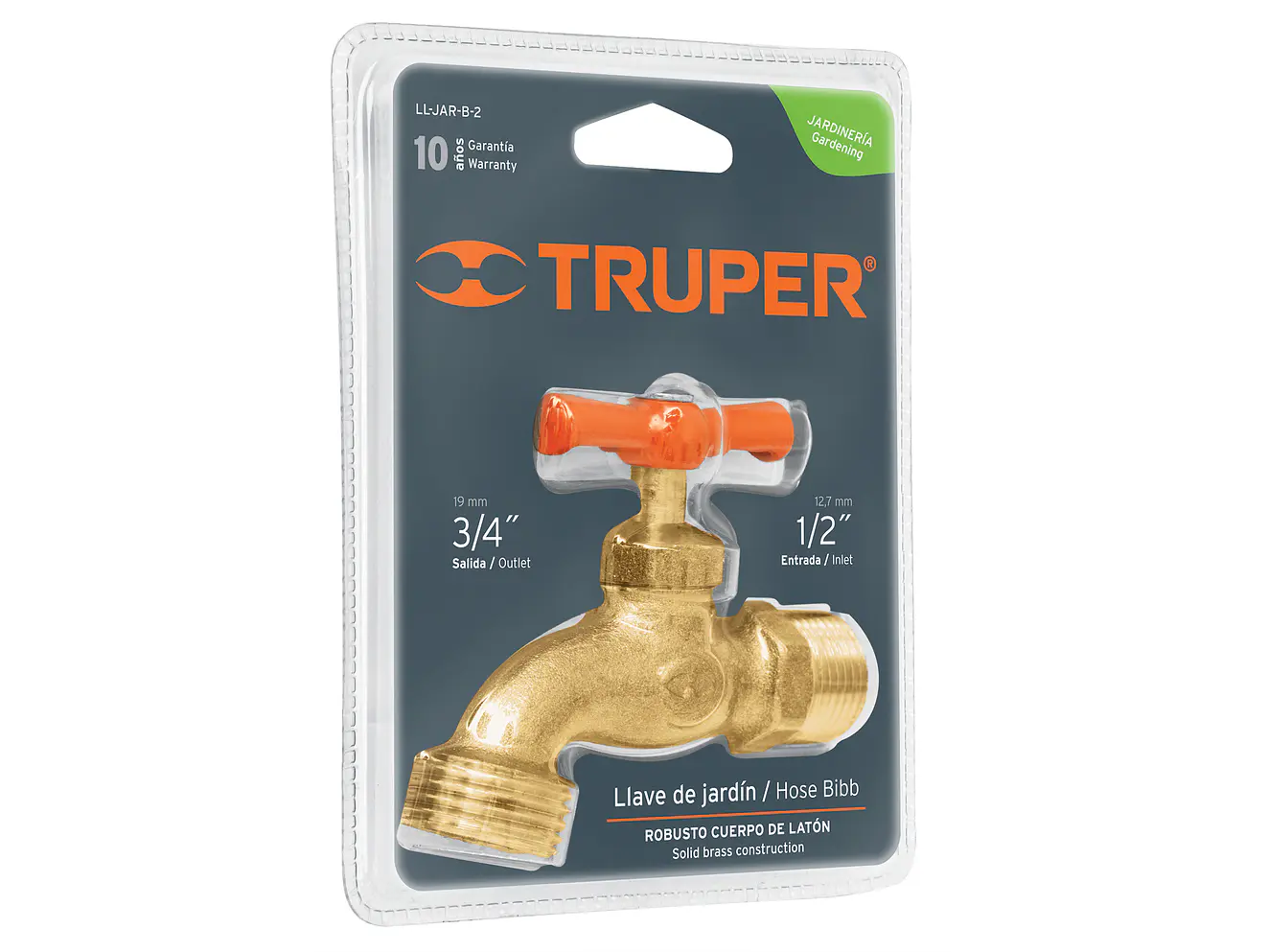 Llave terminal para jardín, 1/2