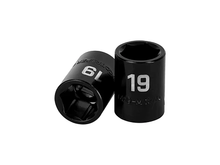 Dado de impacto, 6 puntas, cuadro 1/2' de 19mm