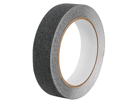 Cinta adhesiva antiderrapante en rollo Truper 12542, 25 mm, negra  - Envío a todo Colombia | aztools.co