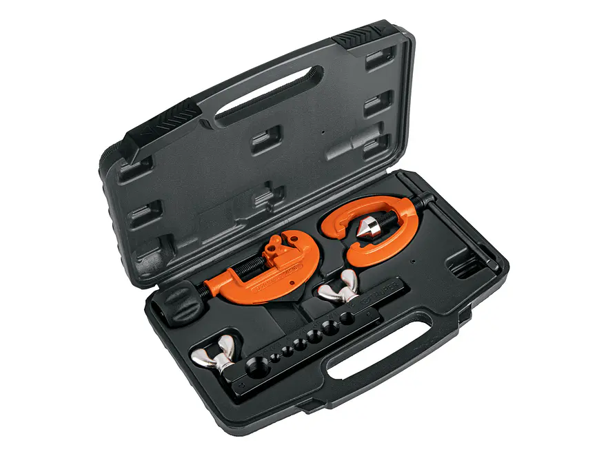 Juego de cortador de tubo y rebordeador Truper 12871 - Foto 1 | aztools.co