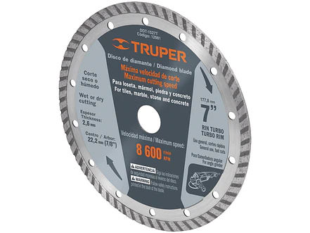 DID-290 Disco diamantado turbo, 9