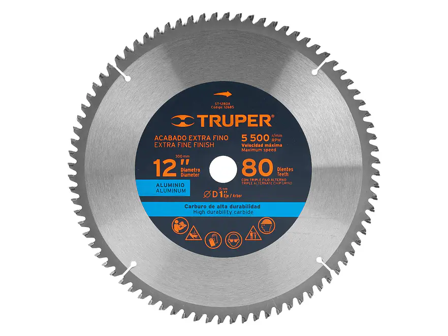 Disco sierra p/aluminio 12