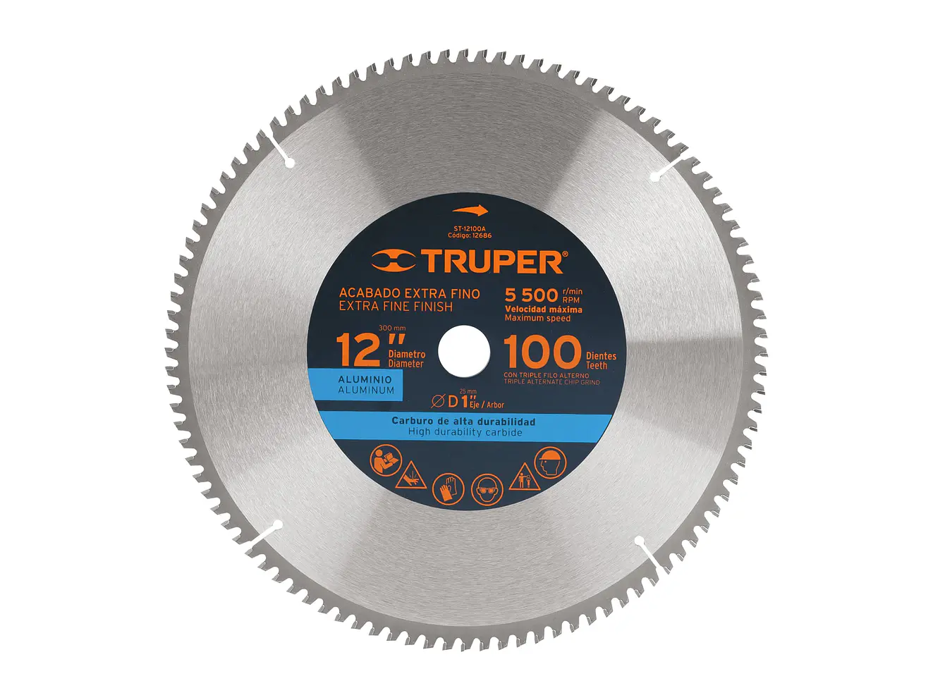 Disco sierra p/aluminio 12