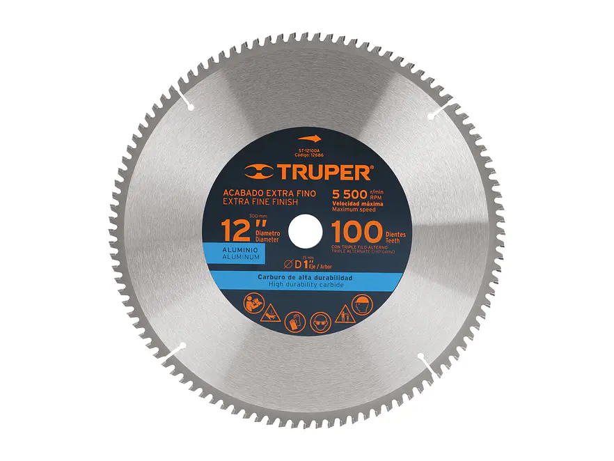 Disco sierra p/aluminio 12