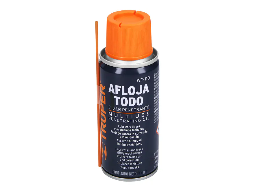 Lubricante aflojatodo en aerosol Truper 13468, 110 ml  - Envío a todo Colombia | aztools.co