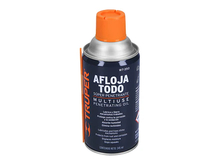 Lubricante aflojatodo en aerosol Truper 13470, 345 ml  - Envío a todo Colombia | aztools.co