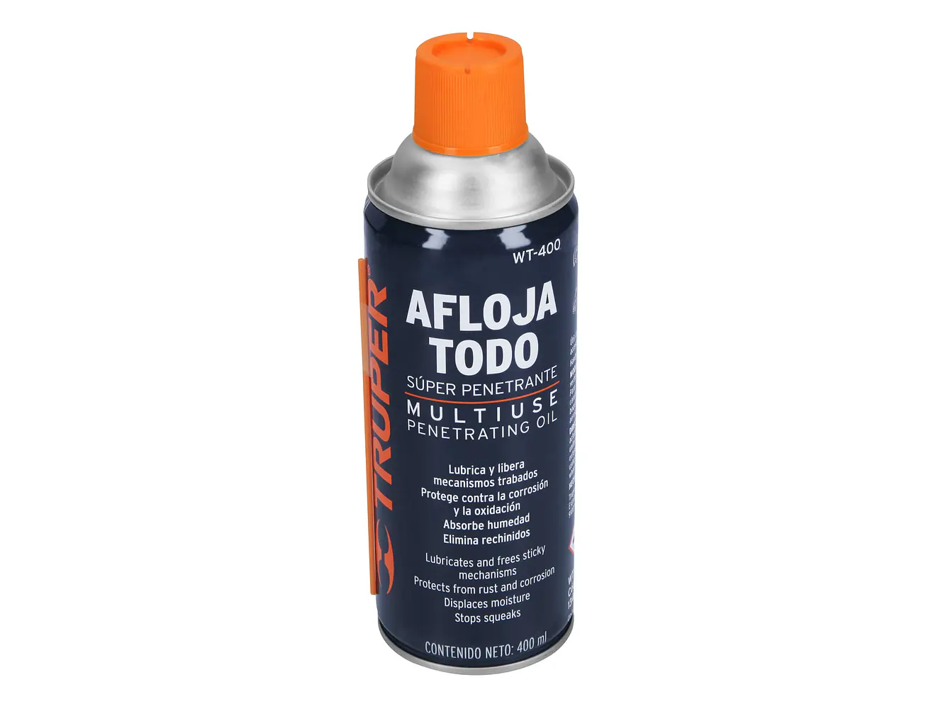 Lubricante aflojatodo en aerosol Truper 13471, 400 ml  - Envío a todo Colombia | aztools.co