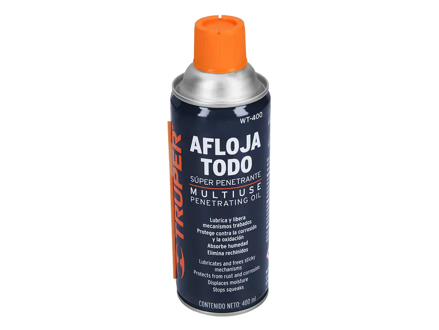 Lubricante aflojatodo en aerosol Truper 13471, 400 ml  - Envío a todo Colombia | aztools.co