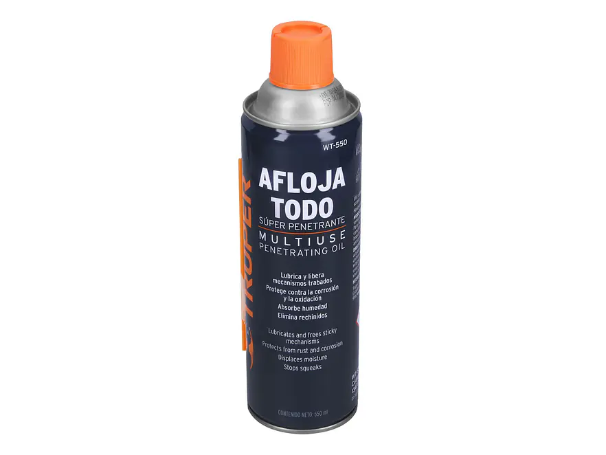 Lubricante aflojatodo en aerosol Truper 13472, 550 ml  - Envío a todo Colombia | aztools.co