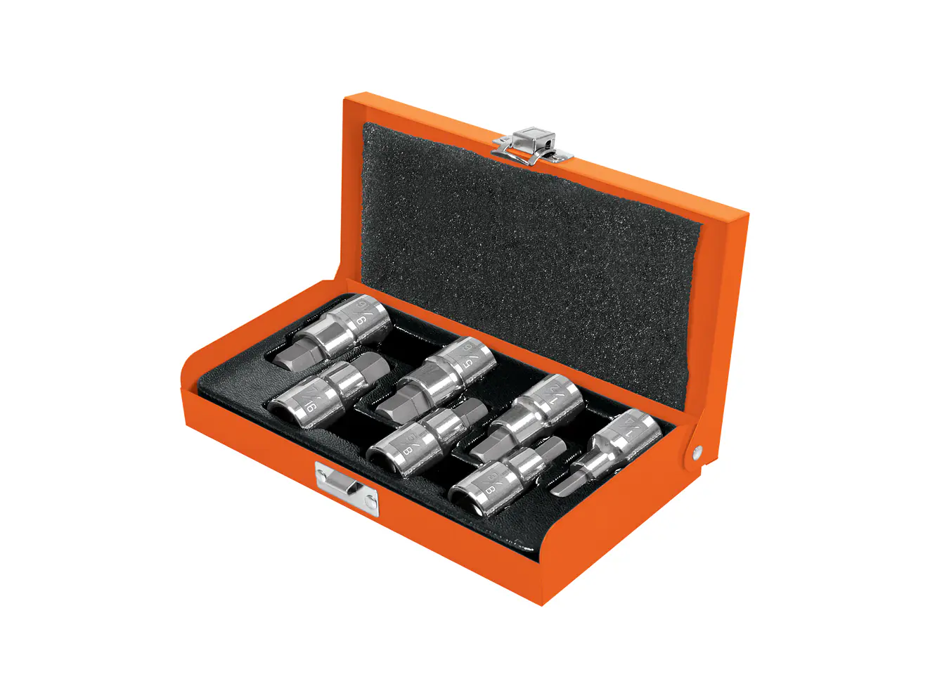 Juego de copas punta hexagonal, mando 1/2
