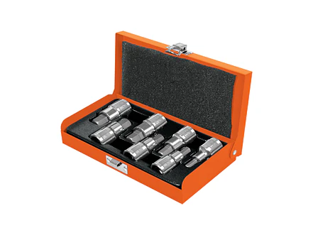 Juego de copas punta hexagonal, mando 1/2