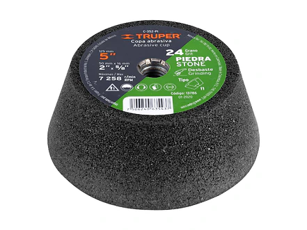Copa desbaste para piedra, 5
