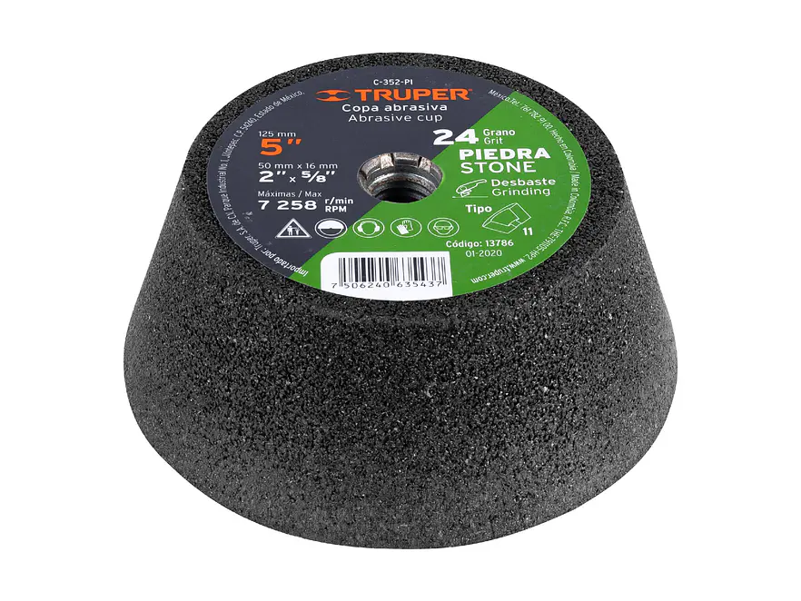 Copa desbaste para piedra, 5
