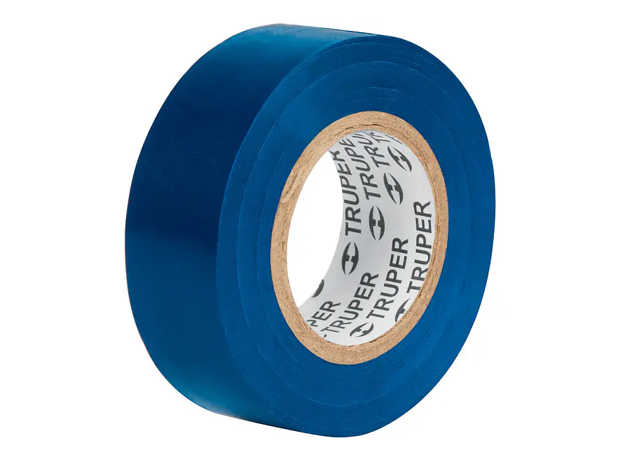 Cinta de aislar # 22 Truper 13514, 9 m, azul  - Envío a todo Colombia | aztools.co