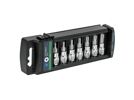 Juego de copas, punta torx Truper 14171, mando 3/8