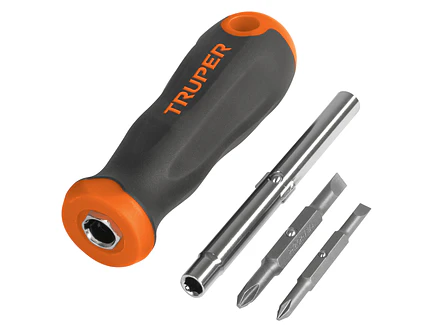 Destornillador 2 puntas dobles y barra con 2 hexagonales Truper 14200 - Foto 1 | aztools.co