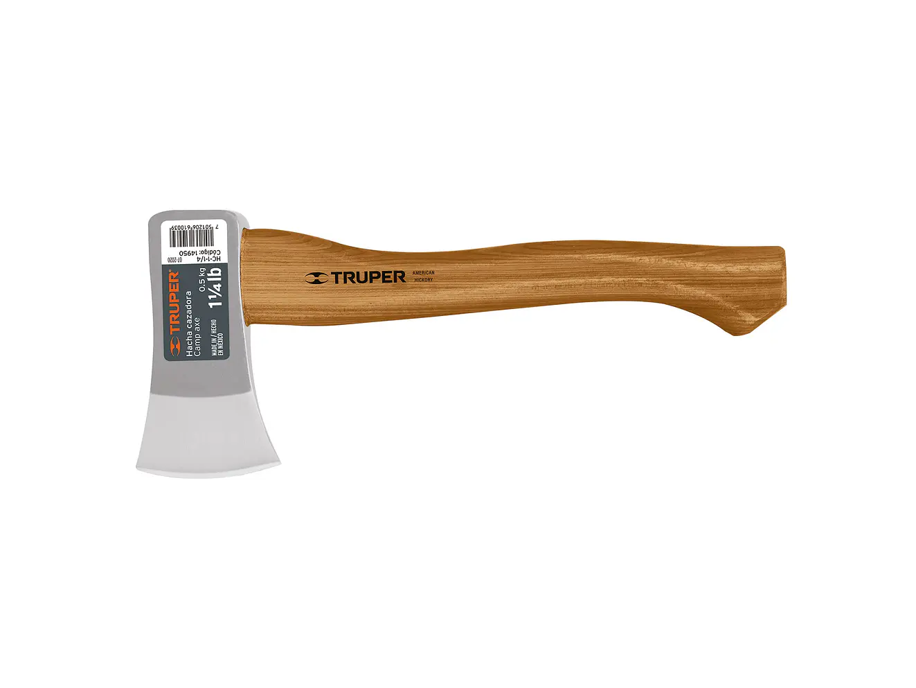 Hacha cazadora, 1-1/4 lb, mango hickory TRUPER 14950 - Foto 1 | aztools.co