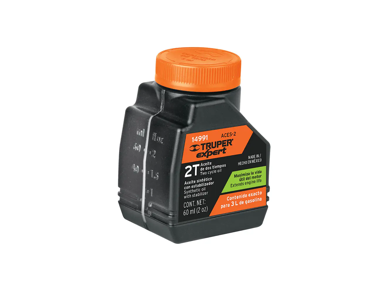 Aceite para motor de dos tiempos, 2 oz