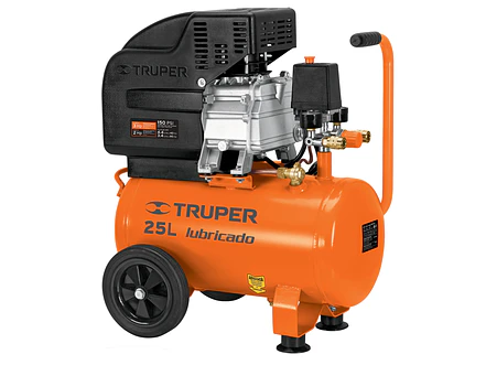 Compresor Truper 15006 Horizontal 25L 3HP 127V  - Foto 1 | aztools.co