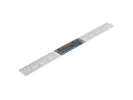 Regla de acero inoxidable, 30 cm.