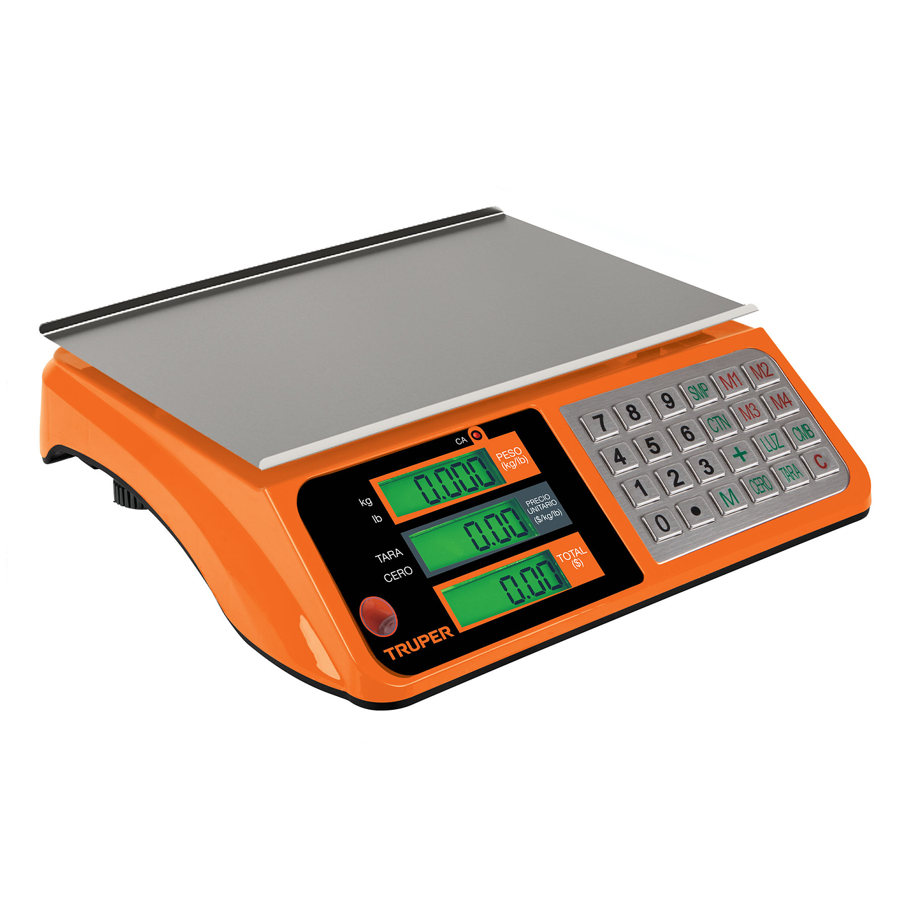 Báscula electrónica multifunciones Truper 15241 capacidad 40 kg  1