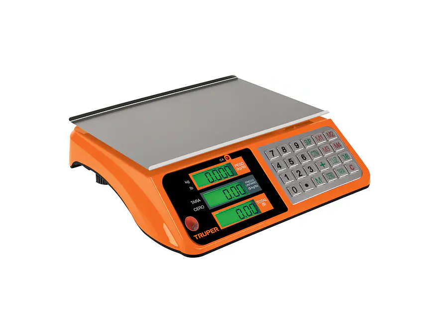Báscula electrónica multifunciones Truper 15241 capacidad 40 kg  - Foto 1 | aztools.co